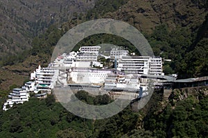 Vaishno devi temple ariel view