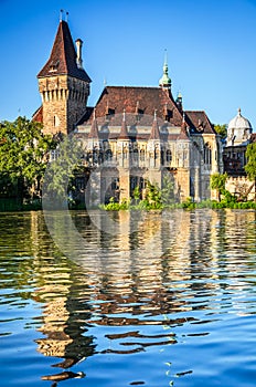 Vajdahunyad Castle in Budapest, Hungary