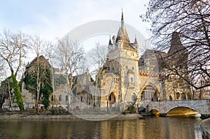 Vajdahunyad Castle is a castle in the City Park of Budapest, Hungary