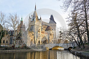 Vajdahunyad Castle is a castle in the City Park of Budapest, Hungary