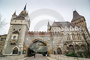 Vajdahunyad Castle is a castle in the City Park of Budapest, Hungary