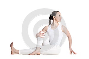 Vakrasana yoga pose