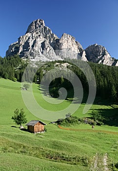 Val Badia Dolomites Sassongher Mountain