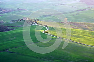 Val d`Orcia in Tuscany