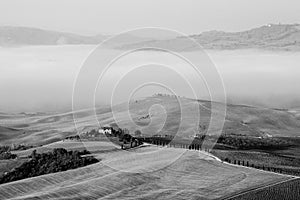 Val d`Orcia, Tuscany, Italia.