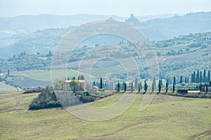 Val d`Orcia in Tuscany, Italy