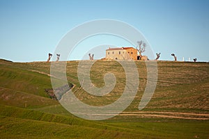 Val d'Orcia in Tuscany, Italy