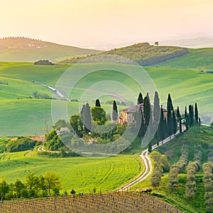 Val d`Orcia, Tuscany, Italy.