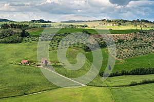 VAL D'ORCIA, TUSCANY/ITALY - MAY 17 : Val d'Orcia in Tuscany on