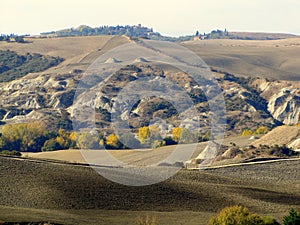 The Val d`Orcia, Tuscany Landscape, Italy