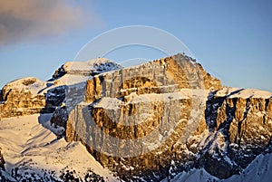 Val di Fassa mountains Italy
