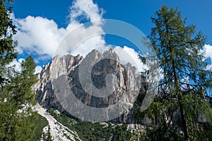 Val di fassa one of the most beautiful alpine valleys moena canazei and dolomitic peaks of the italian alps