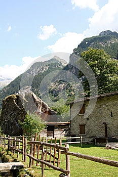 Val di Mello - lateral valley of Val Masino in the province of Sondrio- Lombardy- Italy.