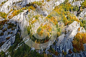 Val di Mello, Valtellina IT, Autumn landscape