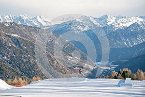 Val di Sole Pejo 3000, Pejo Fonti ski resort, Stelvio National Park, Trentino, Italy