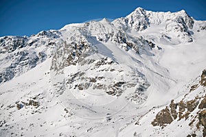 Val di Sole Pejo 3000, Pejo Fonti ski resort, Stelvio National Park, Trentino, Italy