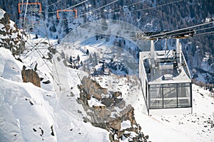 Val di Sole Pejo 3000, Pejo Fonti ski resort, Stelvio National Park, Trentino, Italy