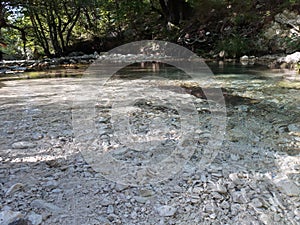 Val Fondillo river in abruzzo