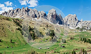 Val Gardena in Italian Dolomites