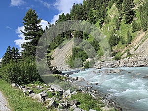 Val Roseg Valley, Engadin, GraubÃ¼nden, Switzerland