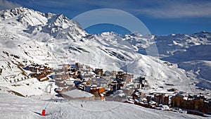 Val Thorens is the highest ski resort in Europe