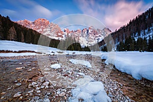 Val Veneggia, Dolomites mountains, Italy