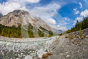 Val Veny, Italy - The Mountains and The River II