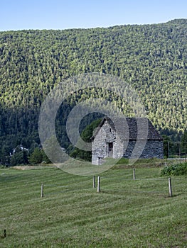 Val Vigezzo: the valley near Craveggia at summer