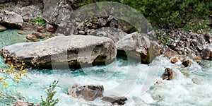 Valbona river in Albania