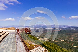 Valcabado viewpoint, Covalagua natural area, Las Loras, Palencia mountain photo