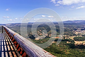 Valcabado viewpoint, Covalagua natural area, Las Loras, Palencia mountain photo