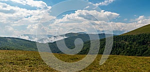 Valcan mountains in Romania