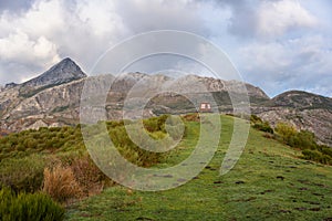 Valcayo viewpoint in Riano Picos de Europa national park, Spain