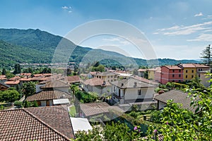 Valcuvia with Cuveglio, Cuvio and the Campo dei Fiori massif, Italy