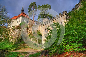 ValdÅ¡tejn Castle, geopark Bohemian paradise, Czech Republic