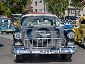 Classic car show in Valdemarsvik, Sweden