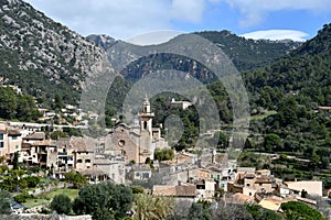 Valdemossa Mallorca traditional small village in Tramuntana mountains photo