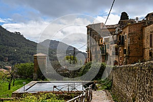 Valdemossa Mallorca traditional small village in Tramuntana mountains photo