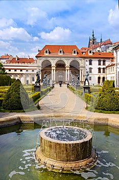 Valdstejn Wallenstein Garden and palace, Lesser Town UNESCO, Prague,  Czech republic, Europe