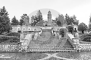 Valea Mare-Pravat, Arges county, Romania - Mateias Mausoleum, monument for romanian World War 1 heroes