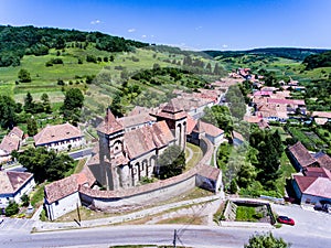 Valea Viilor fortified Church. Inscription: 709 years