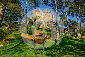 Valecov castle ruins, Middle Bohemia, Czech Republic