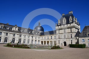 Valencay; France - july 13 2020 : the castle