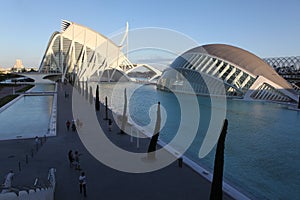 Valencia architectural complex City of Arts and Sciences