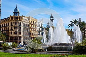 Valencia Ayuntamiento sq Casa Ferrer and Noguera