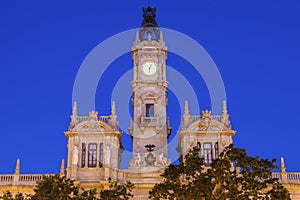 Valencia City Hall on Plaza del Ayuntamiento in Valencia photo