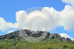 Valencia de Alcantara granite rock landscape