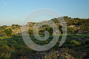 Valencia de Alcantara granite rock landscape
