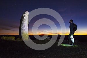 Valencia del Ventoso Menhir del Rabano or Radish Menhir photo