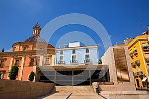 Valencia downtown cathedral and basilica Spain